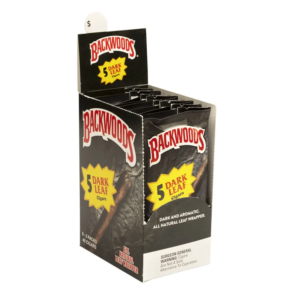 BACKWOODS 5-DARKLEAF CIGARS 8-5PACKS