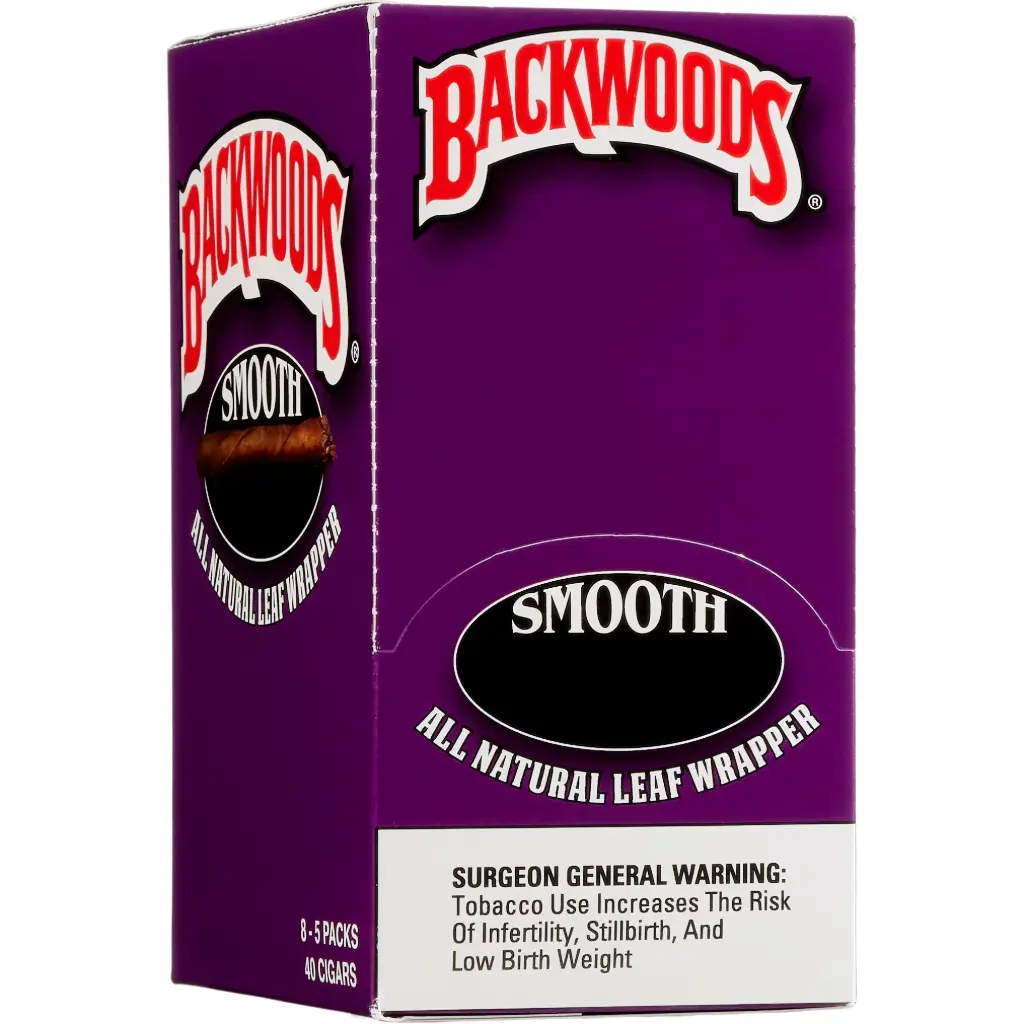 BACKWOODS SMOOTH CIGAR 8-5PACKS 