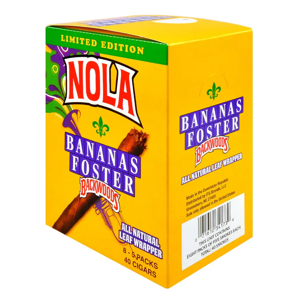 BACKWOODS NOLA BANANAS FOSTER (LIMITED EDITION) 8-5PACKS 