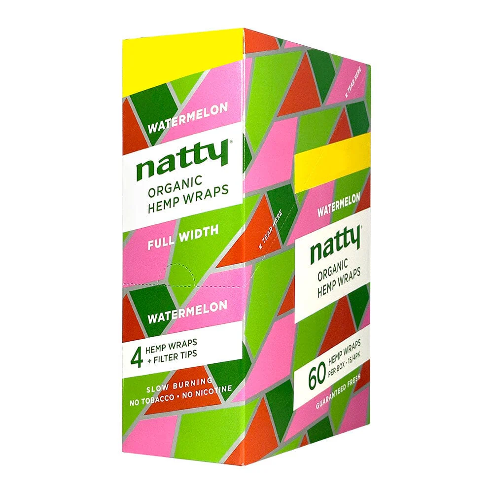 NATTY ORGANIC HEMP WRAPS 4 FOR 99C