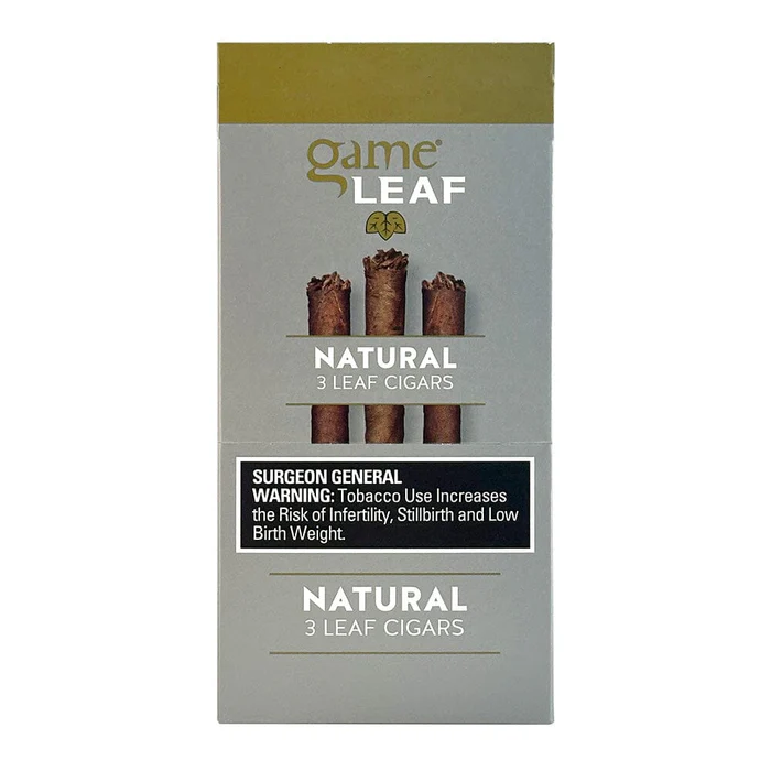 GAME LEAF SAVE ON 3 CIGARS 
