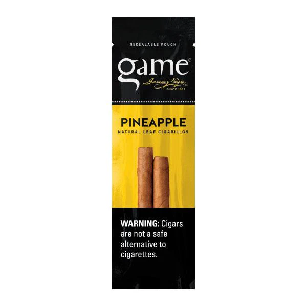 GAME SAVE ON 2 CIGARILLOS PER POUCH 30/UNIT