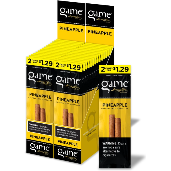 GAME CIGARILLORS 2 FOR $1.29 30/UNIT 