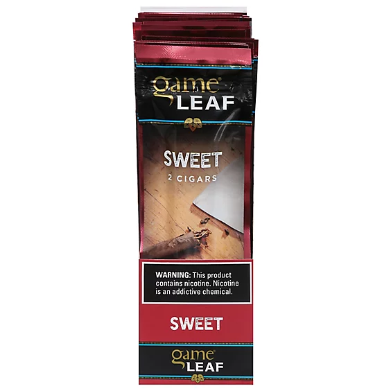 GAME LEAF 2 CIGARS 15 POUCHES/ UNIT