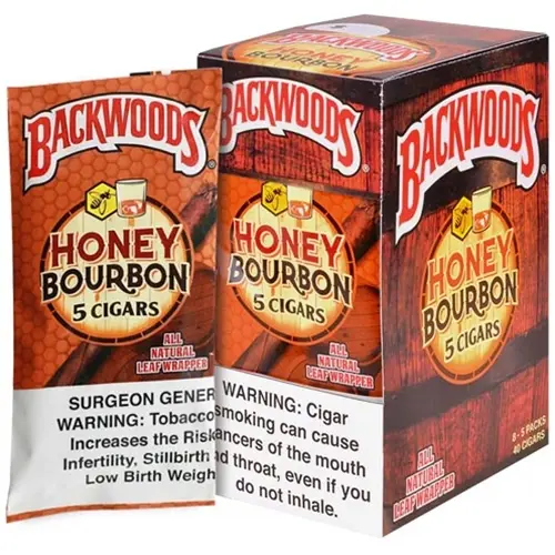 BACKWOODS HONEY BOURBON CIGARS 8-5PACKS 