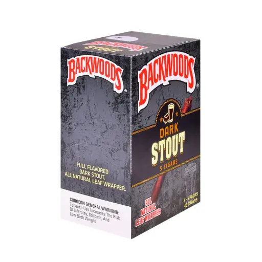 BACKWOODS DARK STOUT CIGARS 8-5PACKS