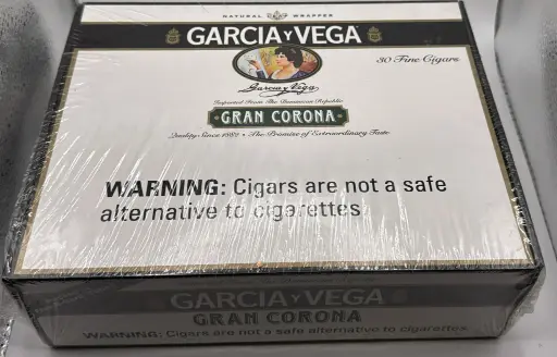 GARCIA Y VEGA GRAN CORONA 30 FINE CIGARS 